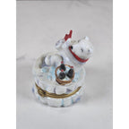 Franklin Mint Coca Cola Polar Bear Trinket Box 1999 Porcelain