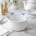 Vintage Dansk Bistro Berries & Cherries Porcelain Ramekin 4.25"
