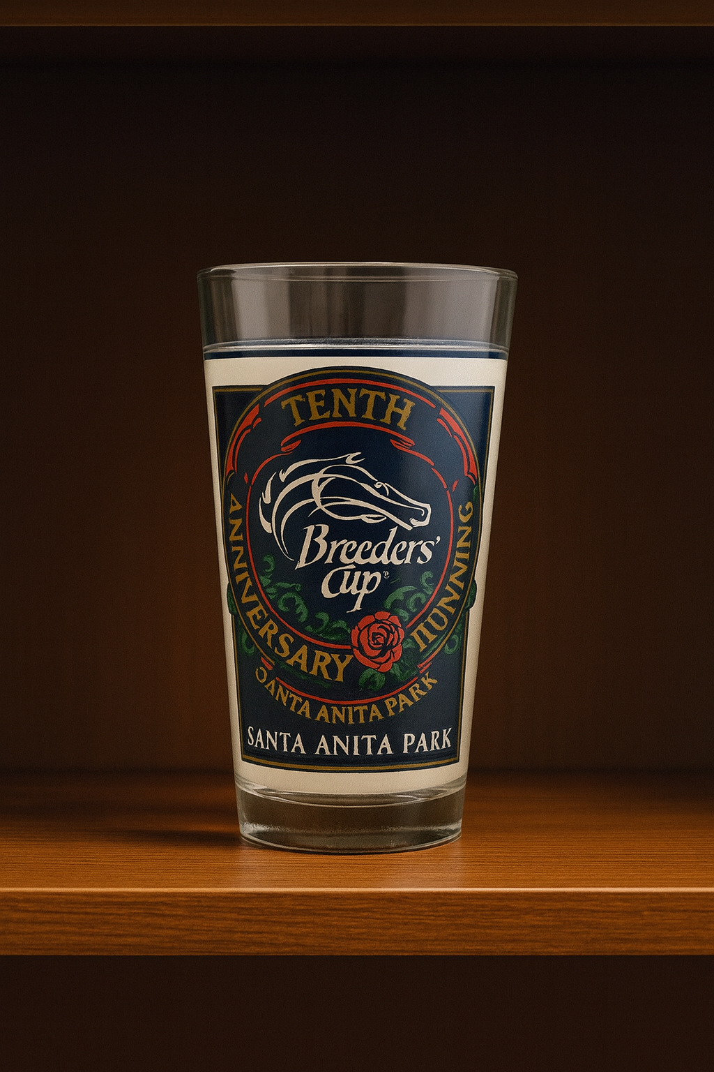 Vintage Breeders' Cup 1993 Santa Anita Park Racing Glass by Libbey