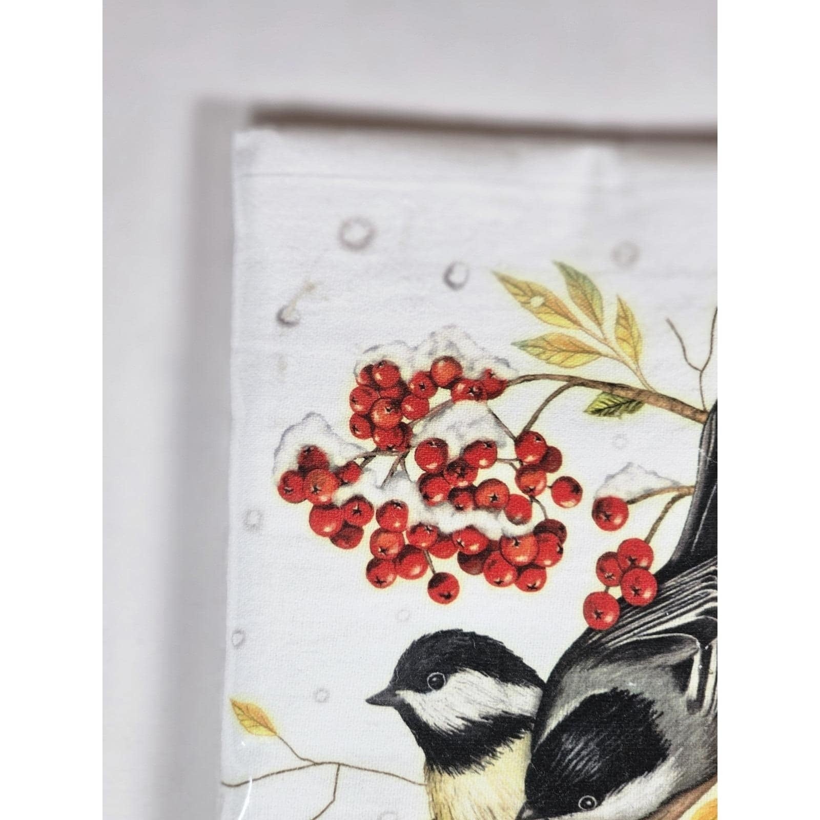 Vintage Mary Lake-Thompson Chickadee Flour Sack Kitchen Towel 30x30