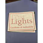 Lefton Franks Island Lighthouse Lost Lights w/ Tin COA