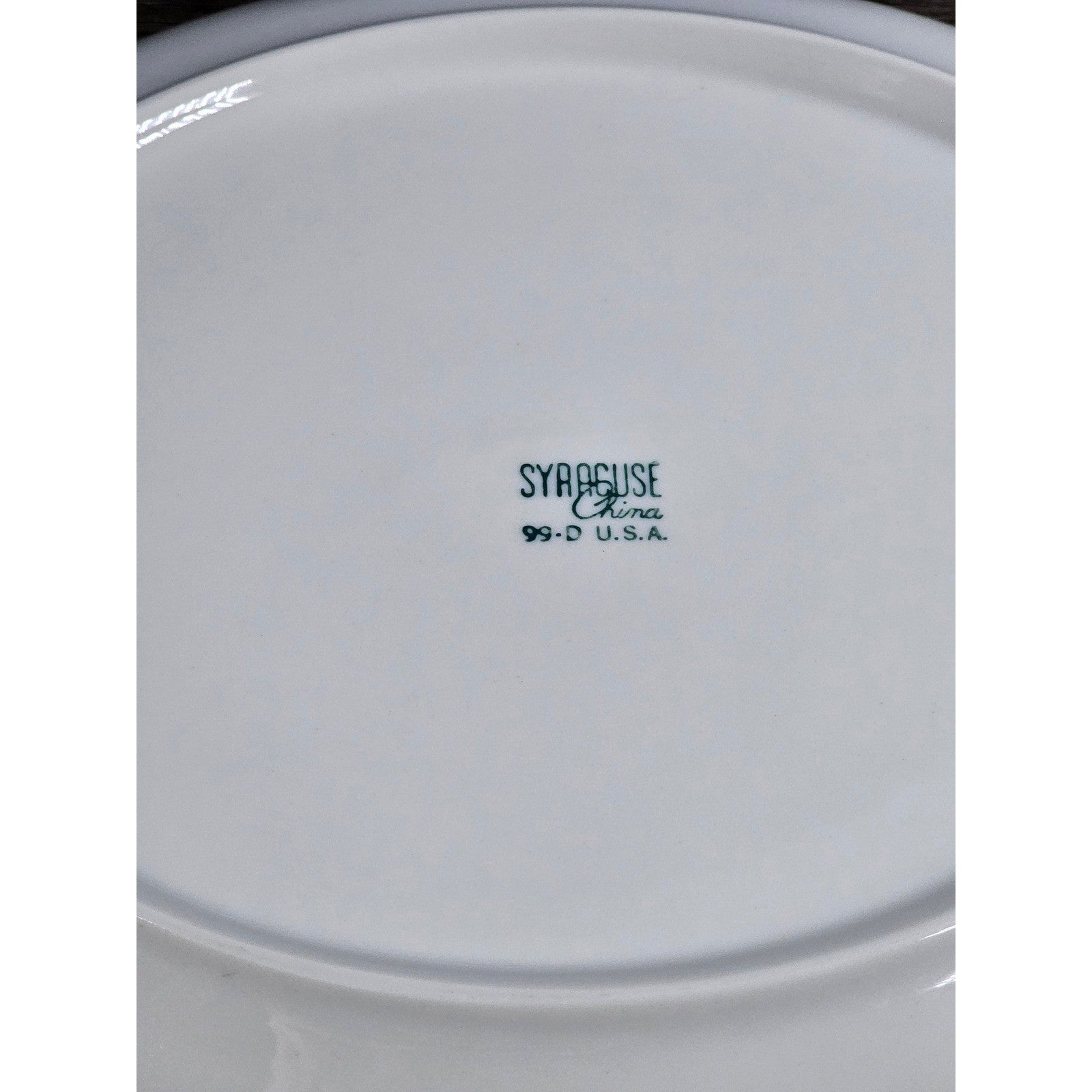 Vintage Syracuse China Oval Platter 11x10 White Restaurant Ware USA