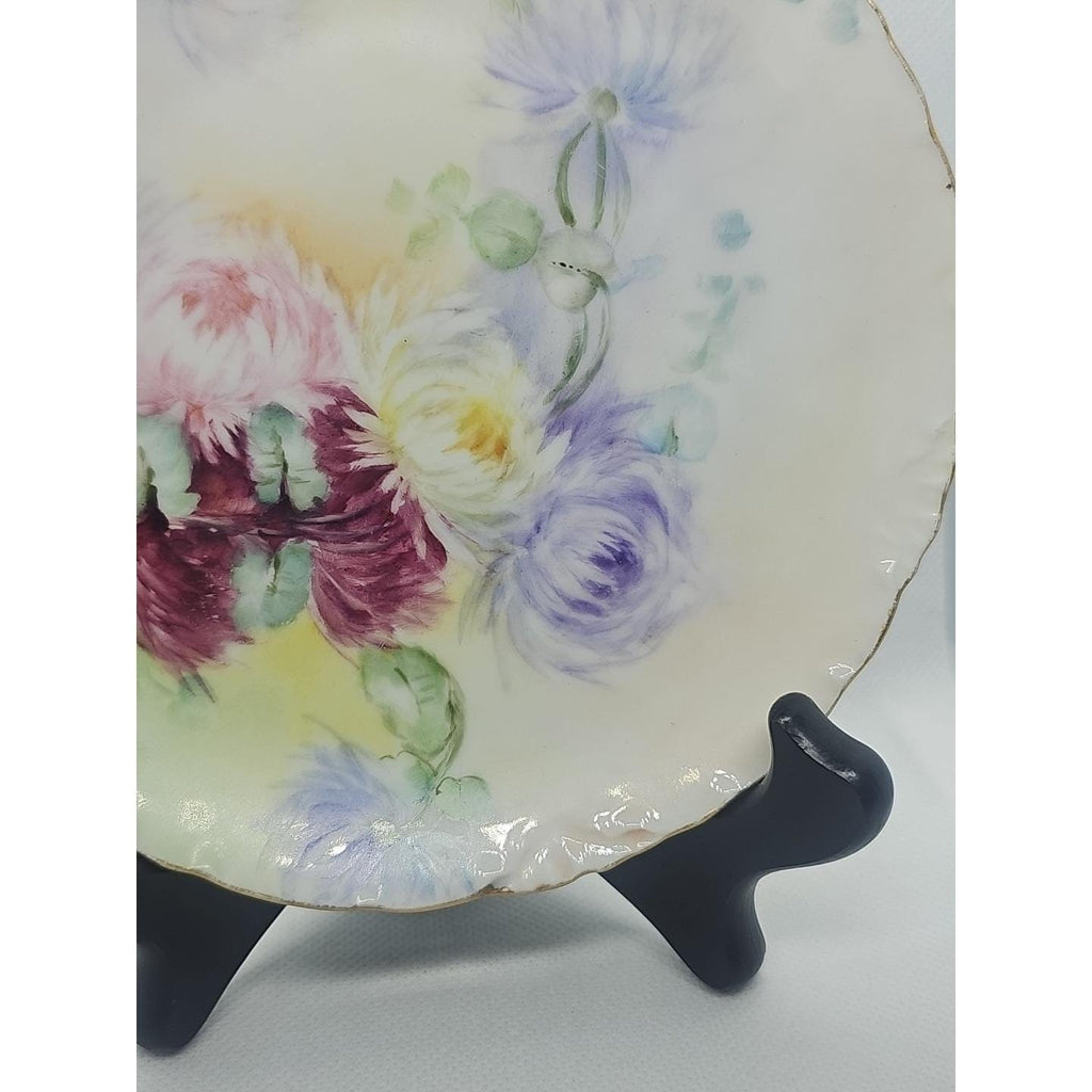 Vintage RC Versailles Bavaria Floral Plate 6" Hand Painted Porcelain