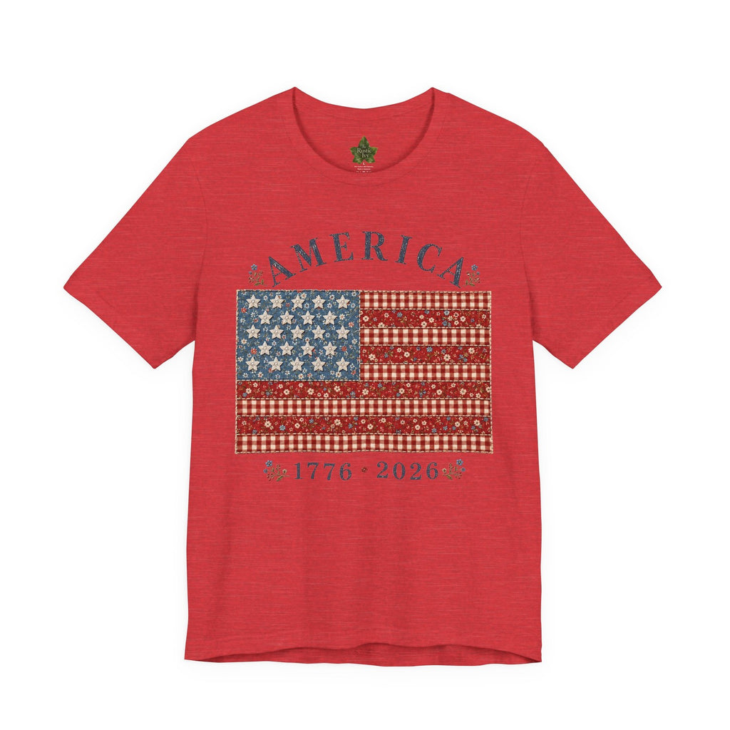 America 1776-2026 Flag Tee | Vintage Stars and Stripes