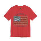 America 1776-2026 Flag Tee | Vintage Stars and Stripes