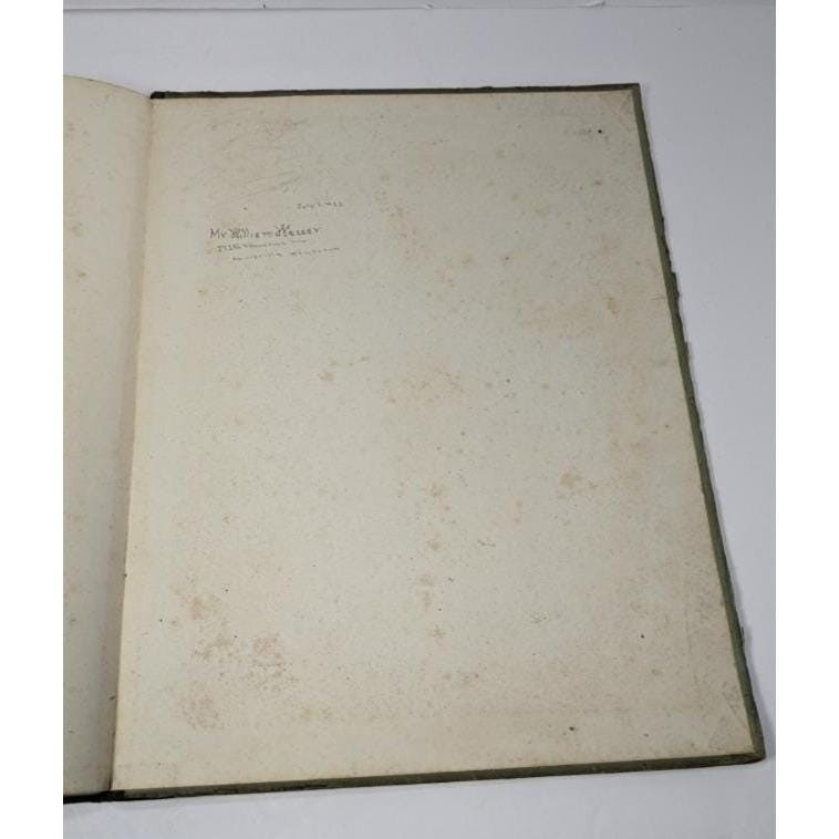 Antique 1865 Technical Studies for the Piano Forte Music Book
