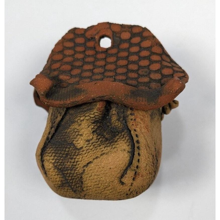 Handmade Terracotta Bird Figurine Folk Art Rustic Home Decor