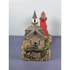 Danbury Mint La Martre Lighthouse Figurine COA Quebec