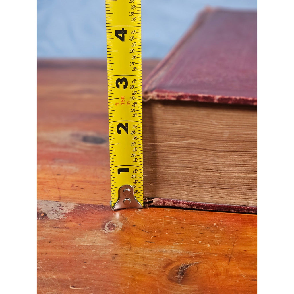 Vintage Red Hardcover Dictionary Volume Two Buck Mark to Zymurgy