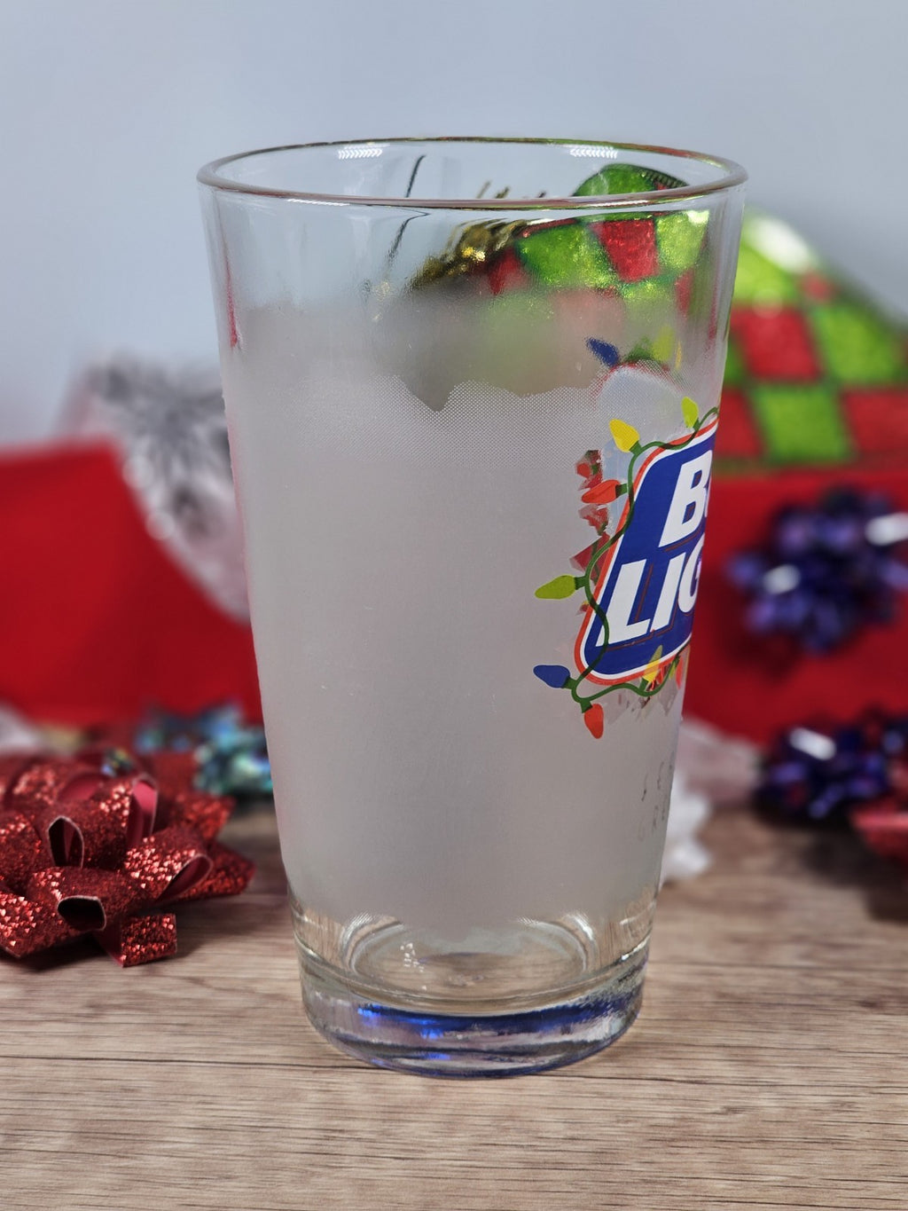 2024 Seasons Greetings Bud Light Festive Light Beer Mug