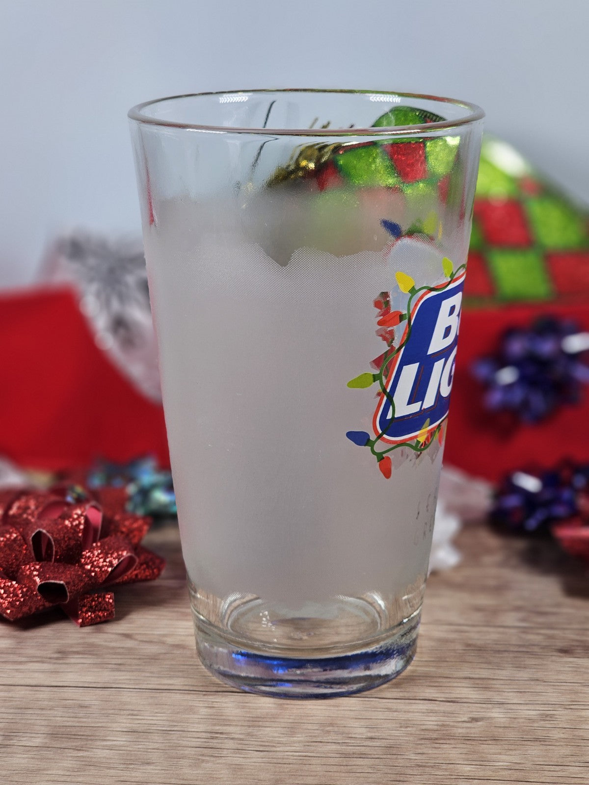 2024 Seasons Greetings Bud Light Festive Light Beer Mug