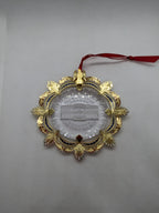 2002 White House Historical Association Christmas Ornament Gold-Plated Keepsake