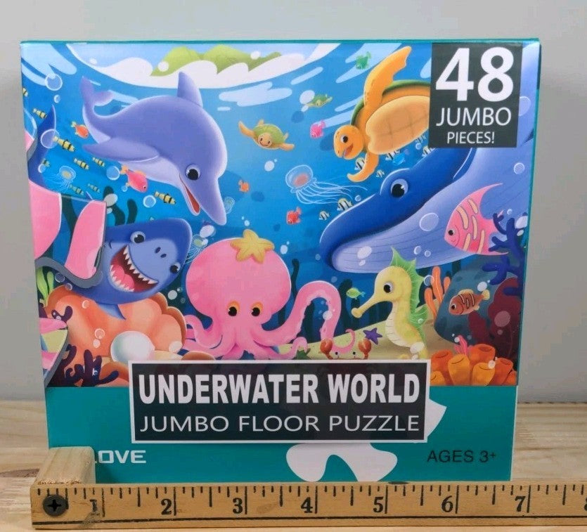 Underwater World Jumbo Floor Puzzle 48 Pieces