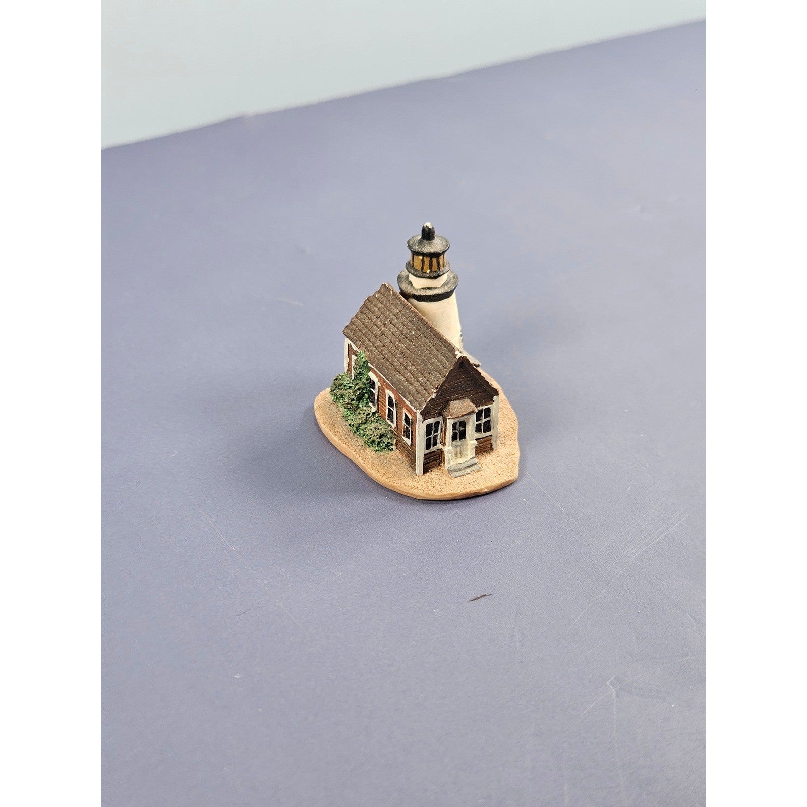 Vintage Lighthouse Thimble Miniature Coastal Souvenir – Chipped Roof