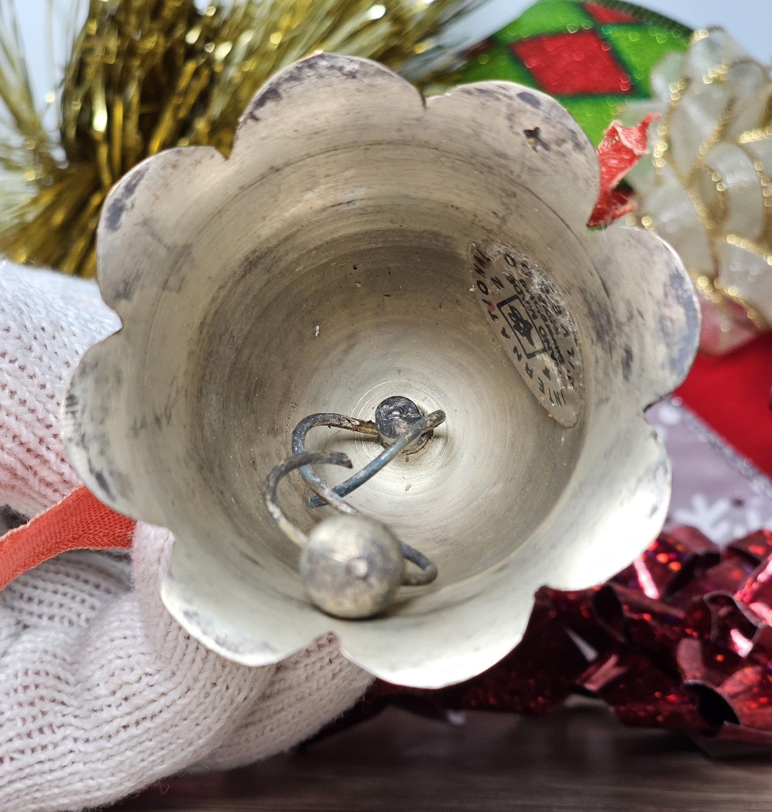 Vintage 1993 Silver Plated Engraved Christmas Bell – International Silver Co.