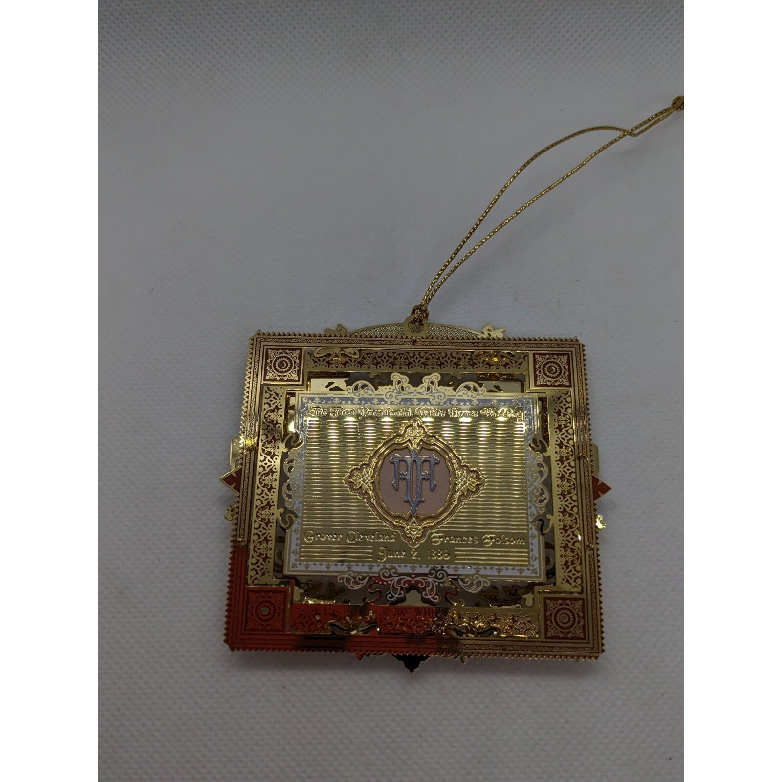 White House Historical Association Christmas Ornament w Box Papers