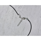 Vintage Sterling Silver Buddha Glass Pendant Necklace