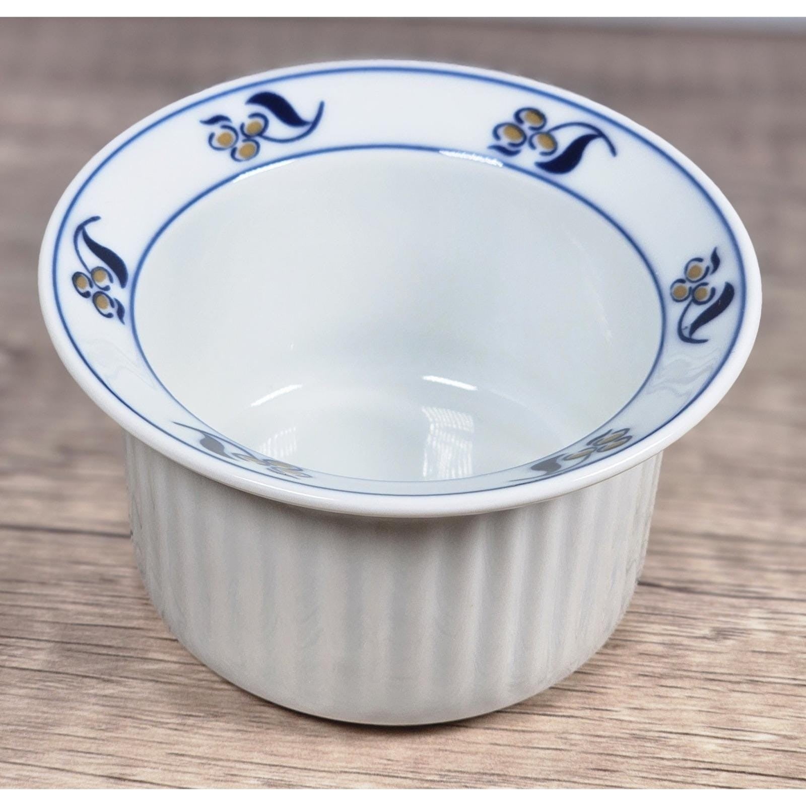 Vintage Dansk Bistro Berries & Cherries Porcelain Ramekin 4.25"