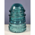 Vintage Hemingray No 12 Glass Insulator Aqua Utility Glass