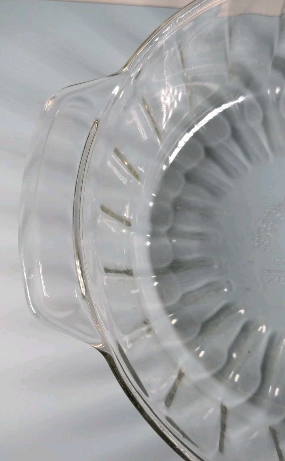 Anchor Hocking 9″ Clear Glass Casserole Dish – Heavy USA Bakeware, Used Conditio