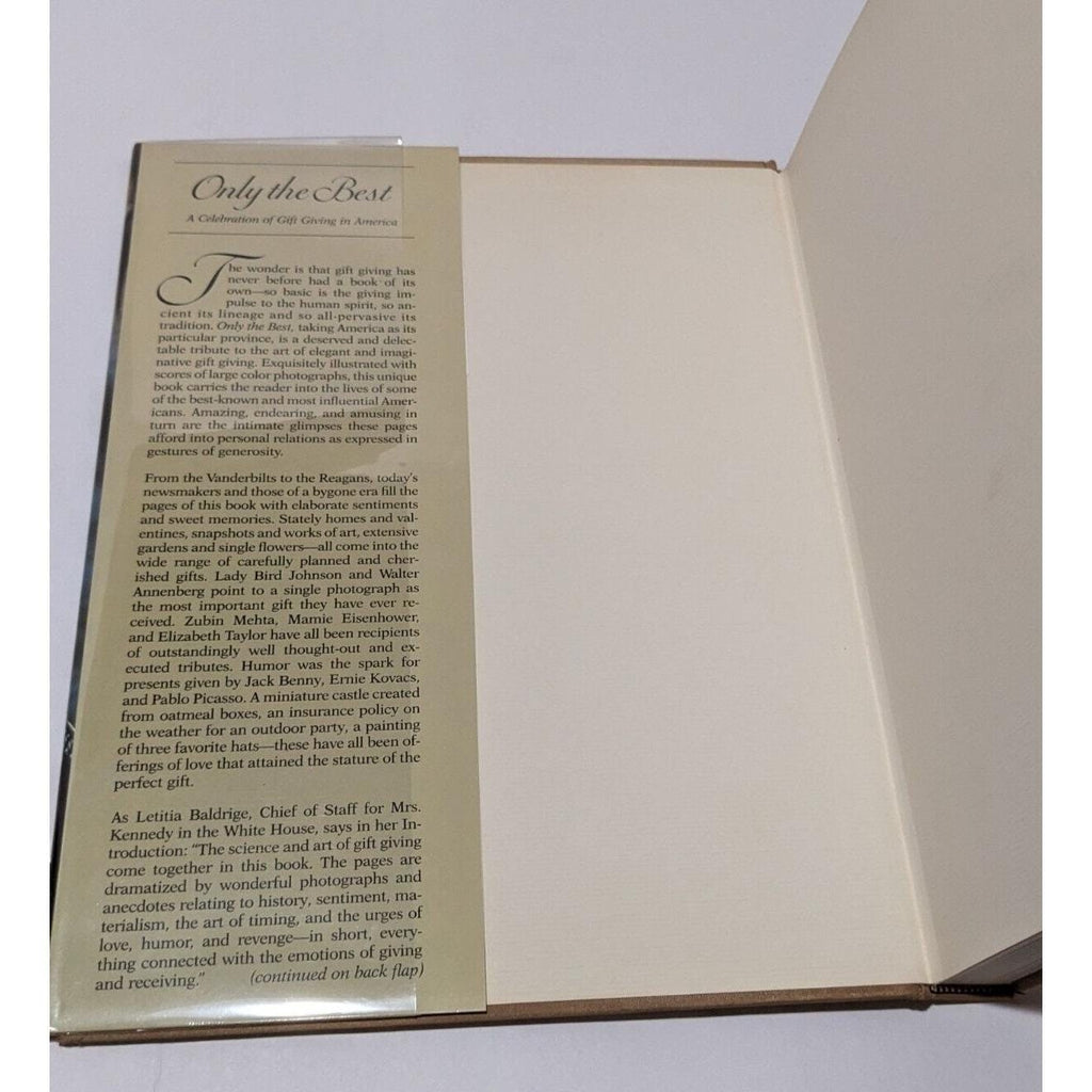 Only the Best Gift Giving in America Stuart Jacobson Vintage Book