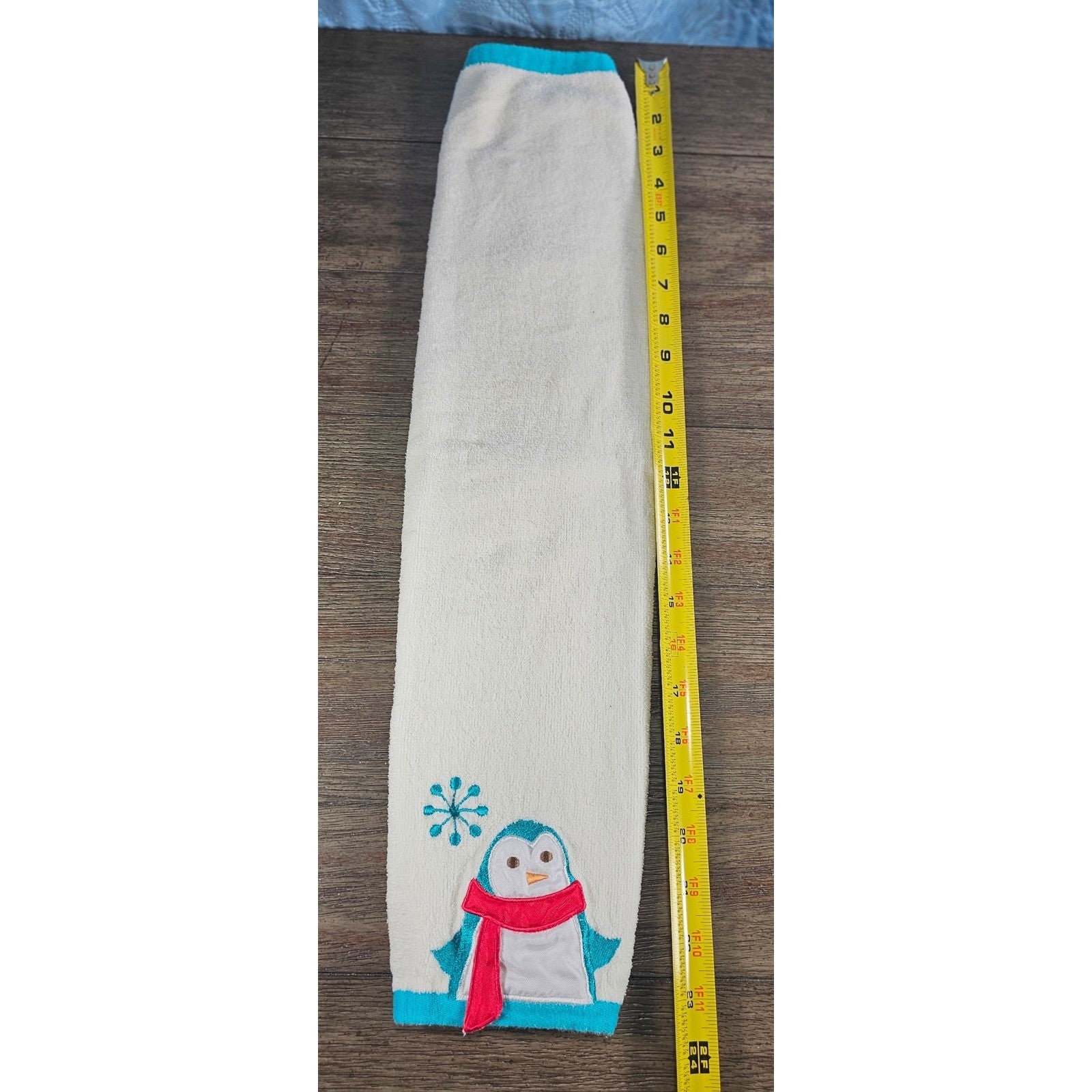 Vintage Penguin Kitchen Towels Set of 2 Cotton Winter Holiday Towels