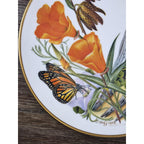 Franklin Mint California Wildflowers Plate 1978 Porcelain