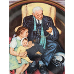 Vintage Norman Rockwell Tender Loving Care Collector Plate 1988 Knowles