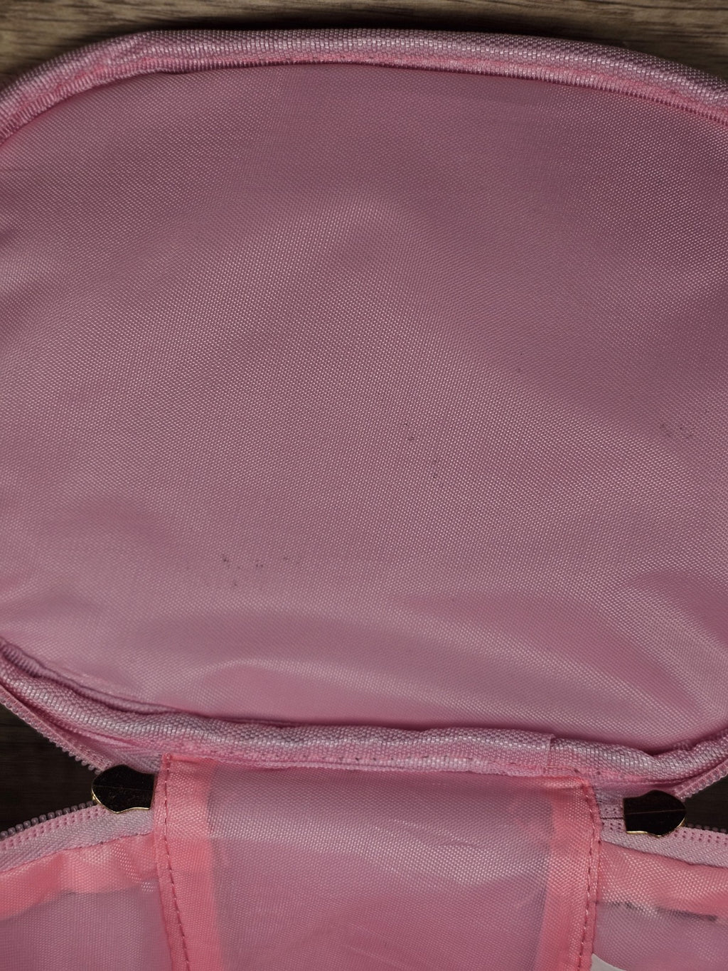 Hello Kitty Pink Cosmetic Case – Sanrio Travel Makeup Bag with Zipper & Charm