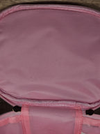 Hello Kitty Pink Cosmetic Case – Sanrio Travel Makeup Bag with Zipper & Charm