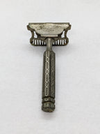 Antique Gem Junior Single-Edge Safety Razor With Ornate Handle - Collectible Vin