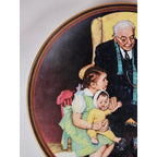 Norman Rockwell Tender Loving Care Knowles Plate 1988 Limited Edition