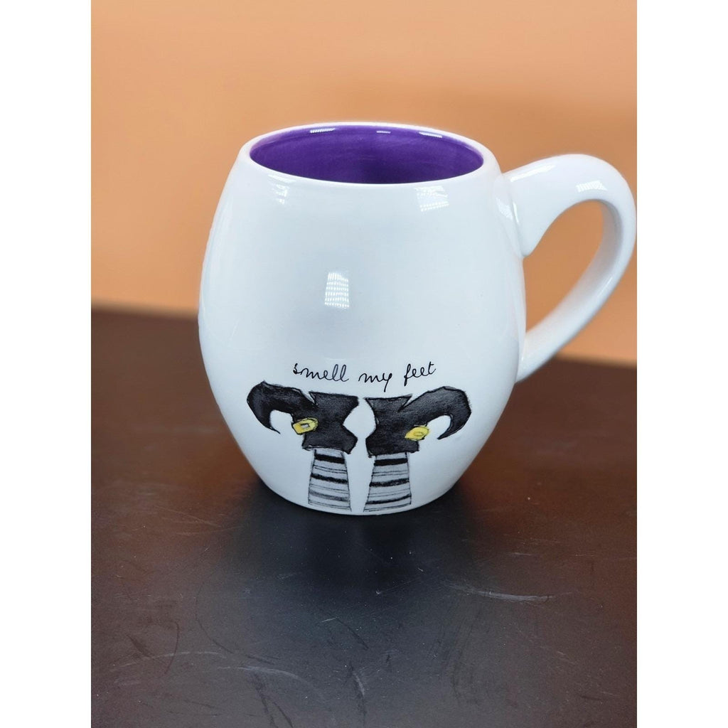 Vintage Rae Dunn Halloween Mug Set of 6 Ceramic Witch Theme Cups