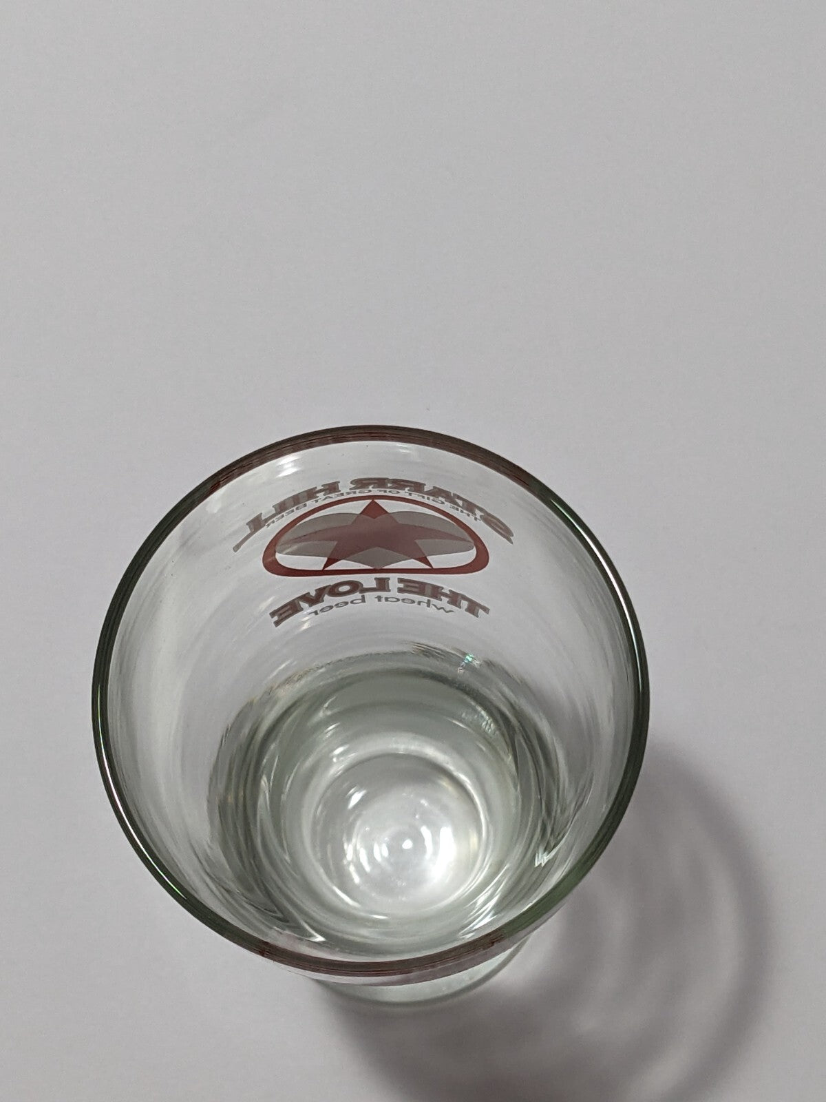 Starr Hill "The Love" Wheat Beer Tall Pint Glass