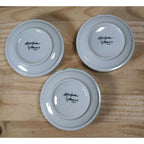 Vintage Otagiri Lotus Garden Bowls Set of 3 Japan Floral Mini Bowls 3"