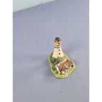 Vintage Grosse Point Lighthouse Thimble Miniature Lighthouse Souvenir