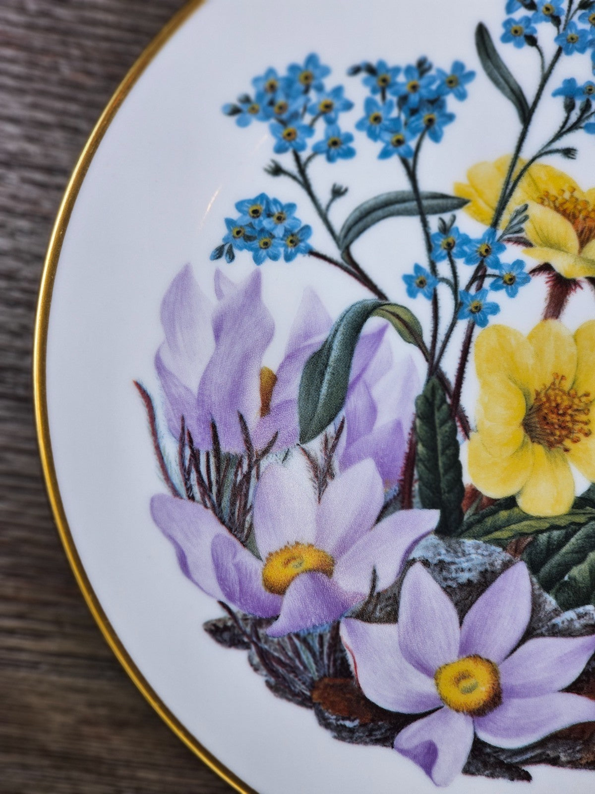 1978 Alaskan Wildflowers Plate – Sierra Club Wilderness Series – Franklin Porcel