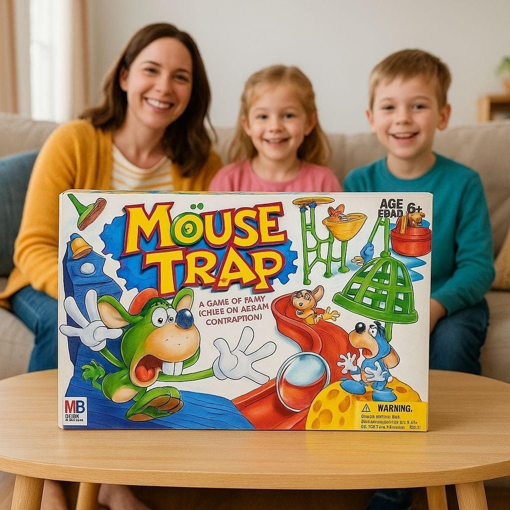 Mouse Trap Board Game Hasbro Complete Rube Goldberg Game