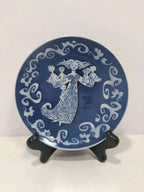 Vintage Royal Copenhagen Mors Dag Mothers Day Collector Plate 1972 Denmark 6" Bl