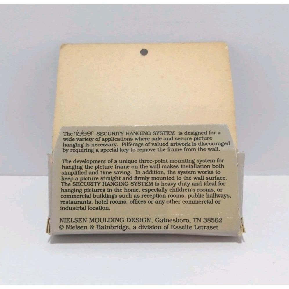 Nielsen Security Hanging System Kit Lock Key Aluminum Frames