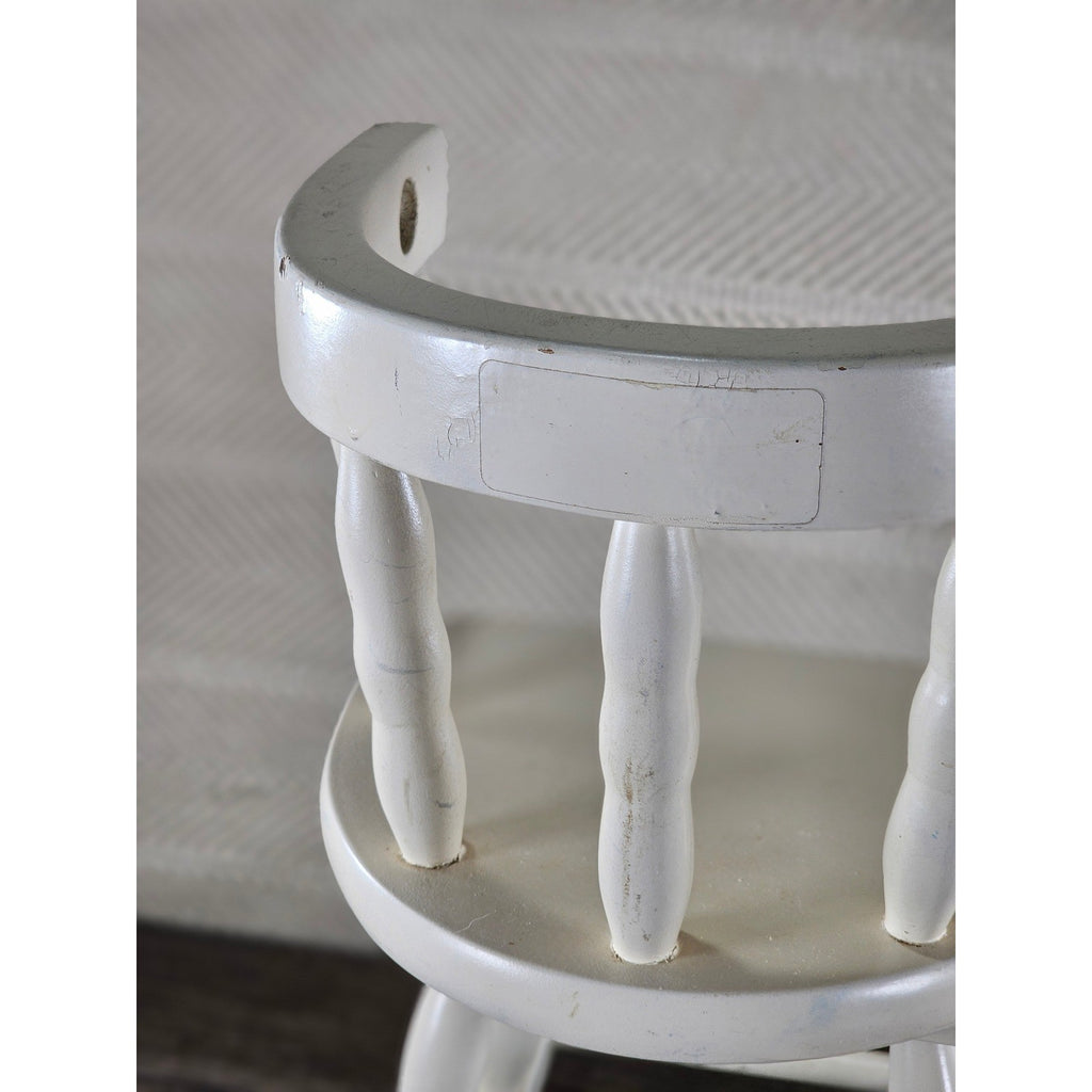 Vintage Wooden Doll Rocking Chair White 16" Cottage Style 80s 90s