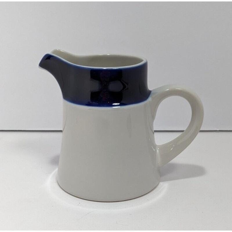 Noritake Primastone Fjord Creamer Blue Vintage Stoneware