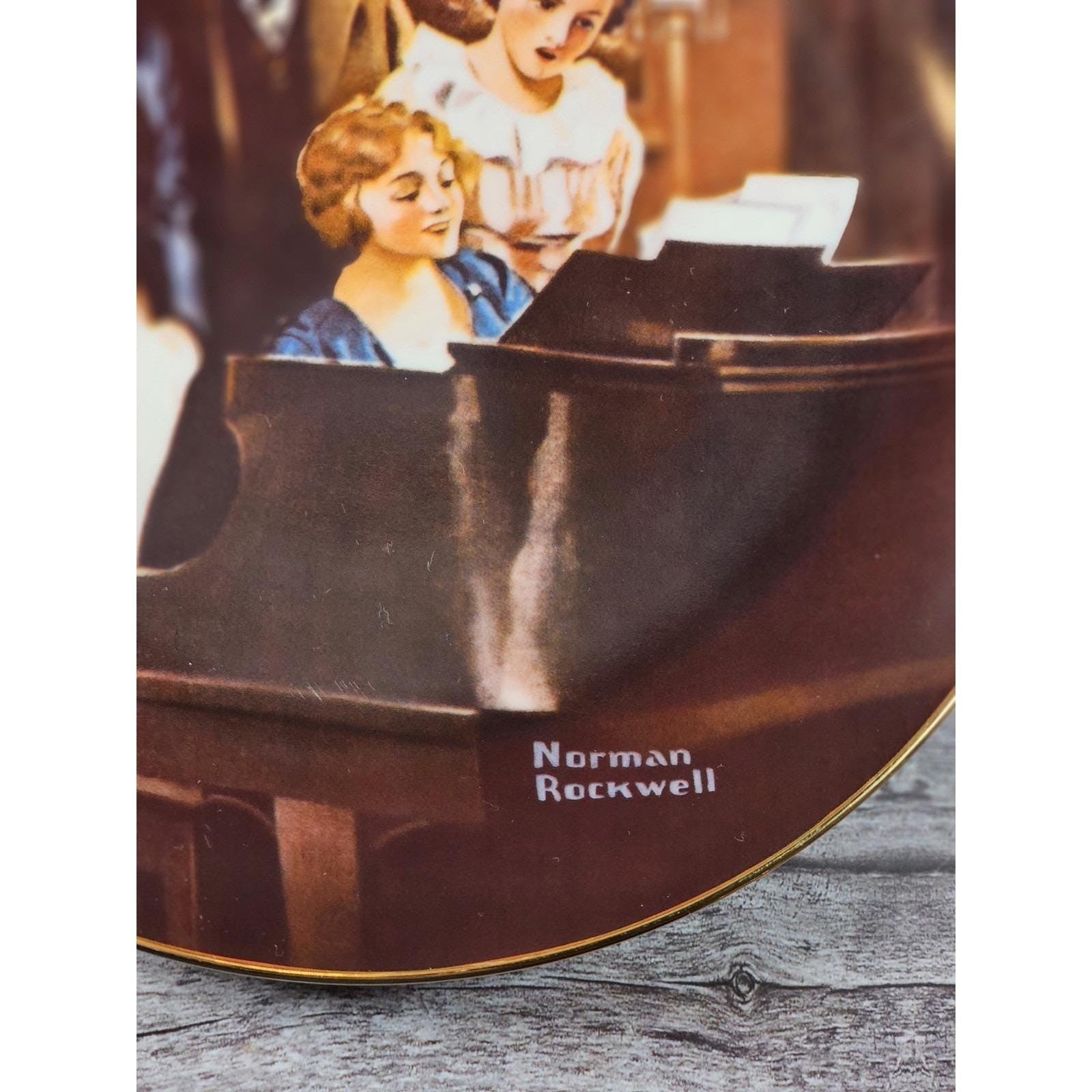 Vintage Norman Rockwell Choir Plate 8.5" Americana Collector Plate