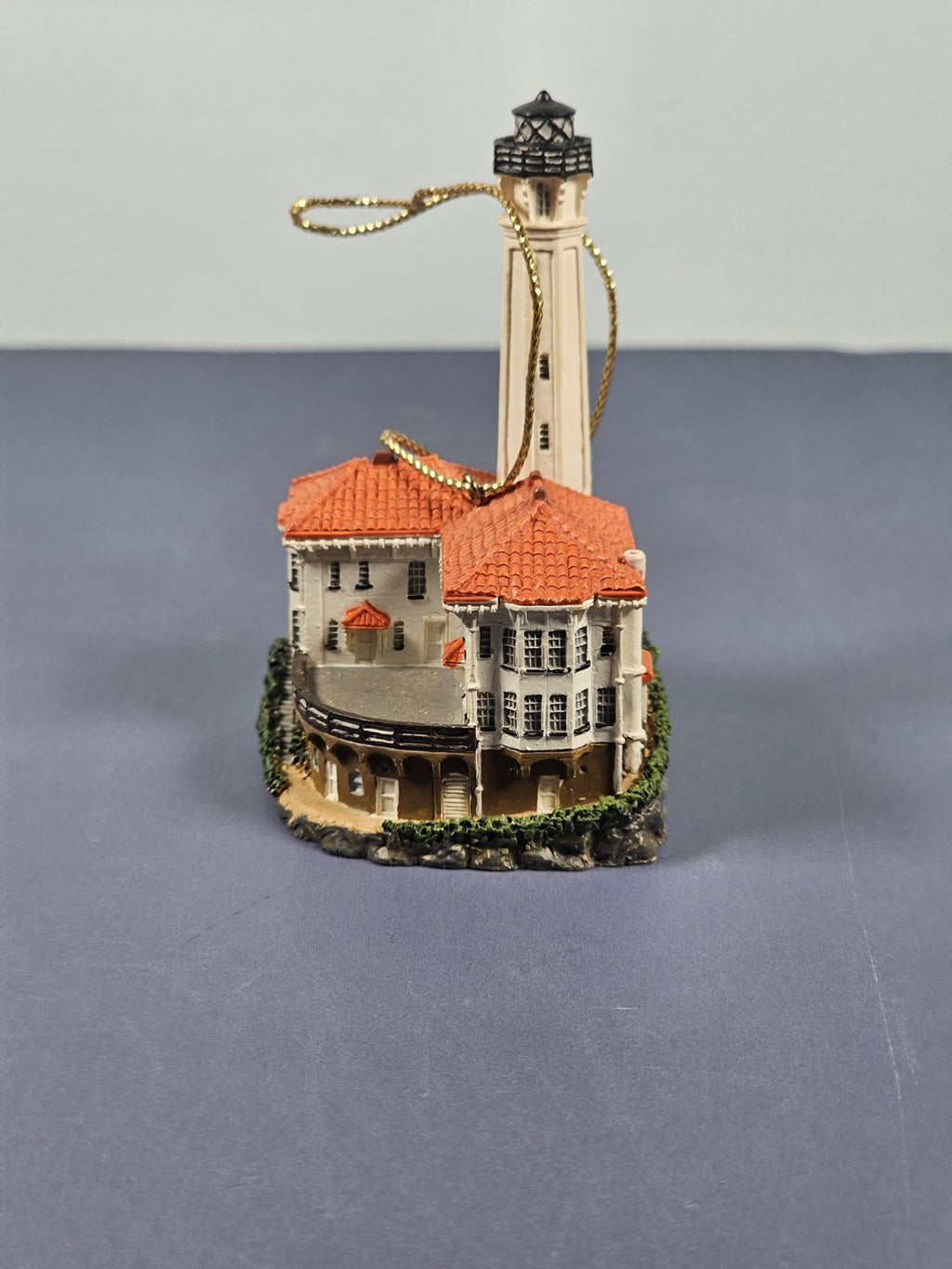 2000 Lefton Alcatraz, CA Lighthouse Christmas Ornament 12859