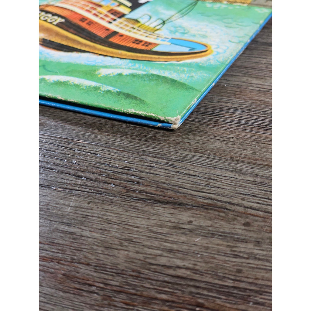 Tuggy the Tugboat 1975 Library Ed Wonder Books HC Used
