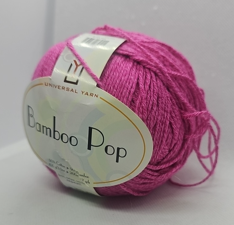 Universal Yarn Bamboo Pop Yarn - Super Pink