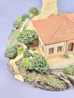 Danbury Mint Calaburras Lighthouse Spain Historic International Lighthouses