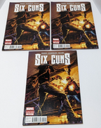 Lot of 7 Six Guns Comics by Marvel #1 (x4) and #2 (x3) 2012
