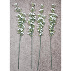 23" Artificial White Gypsophila Stems Baby's Breath Faux Floral Decor
