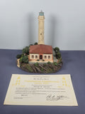 Danbury Mint Calaburras Lighthouse Spain Historic International Lighthouses
